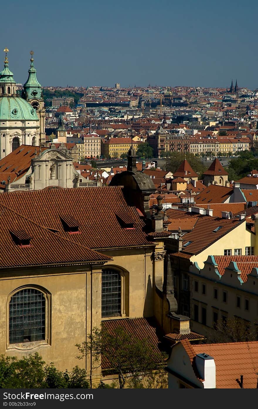 View of Prague from Prague Castle.