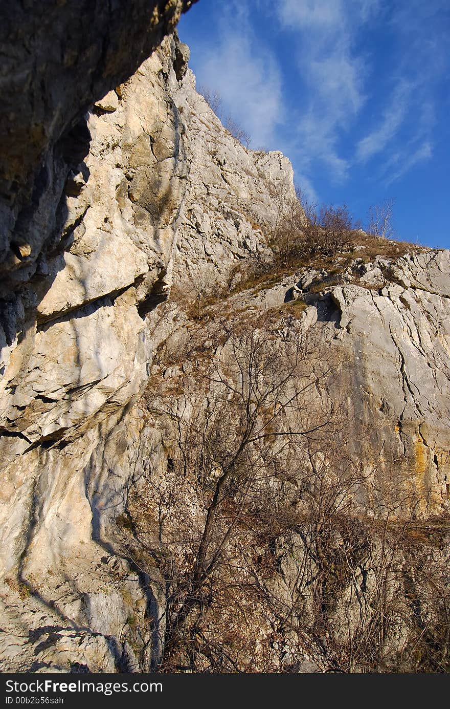 Rocks on a sunny day