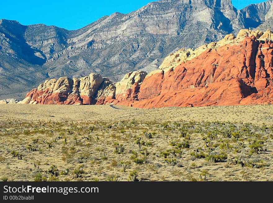 Mountains at red rock canyon. Mountains at red rock canyon