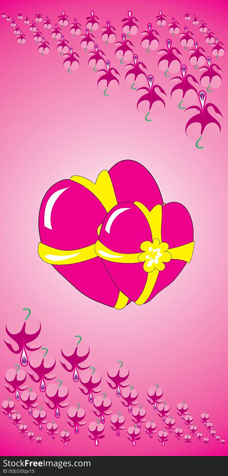 Vector, valentine, decoration, ornament, petal, love, illustrati