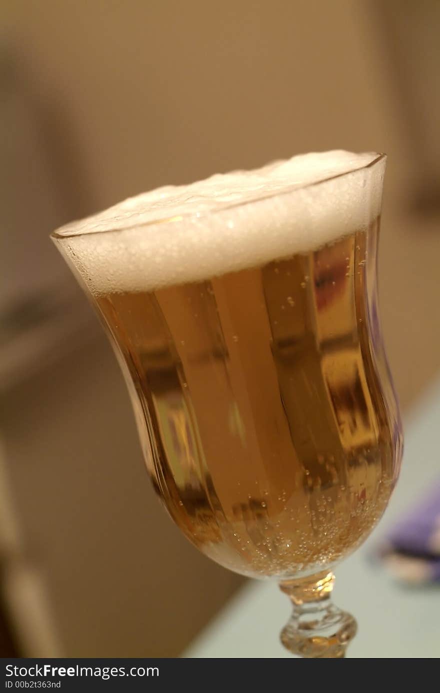 Glass of beer