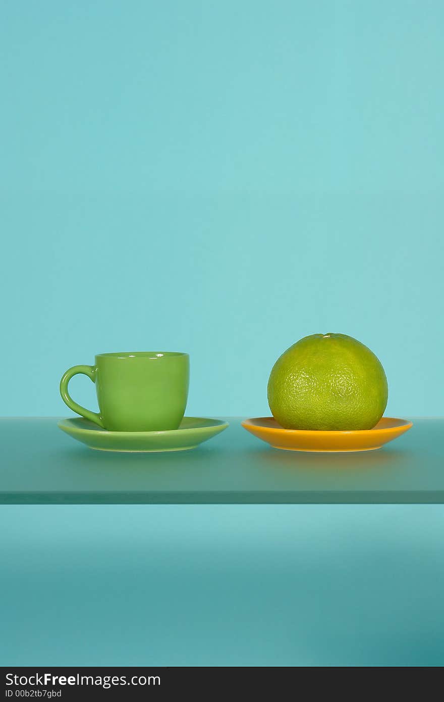 Picture of cup and melon