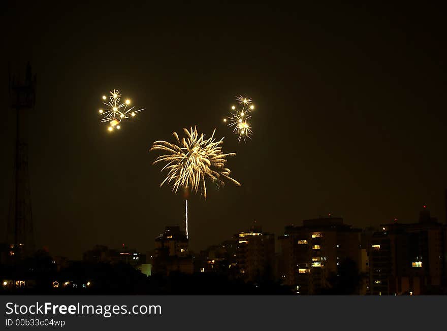 2007 fireworks in Niteroi - Rio de Janeiro - Brazil