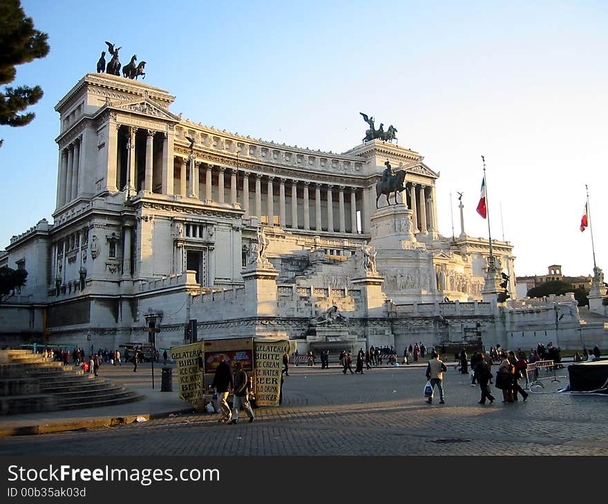 Il Vittoriano, Piazza Venezia, Rome, Italy