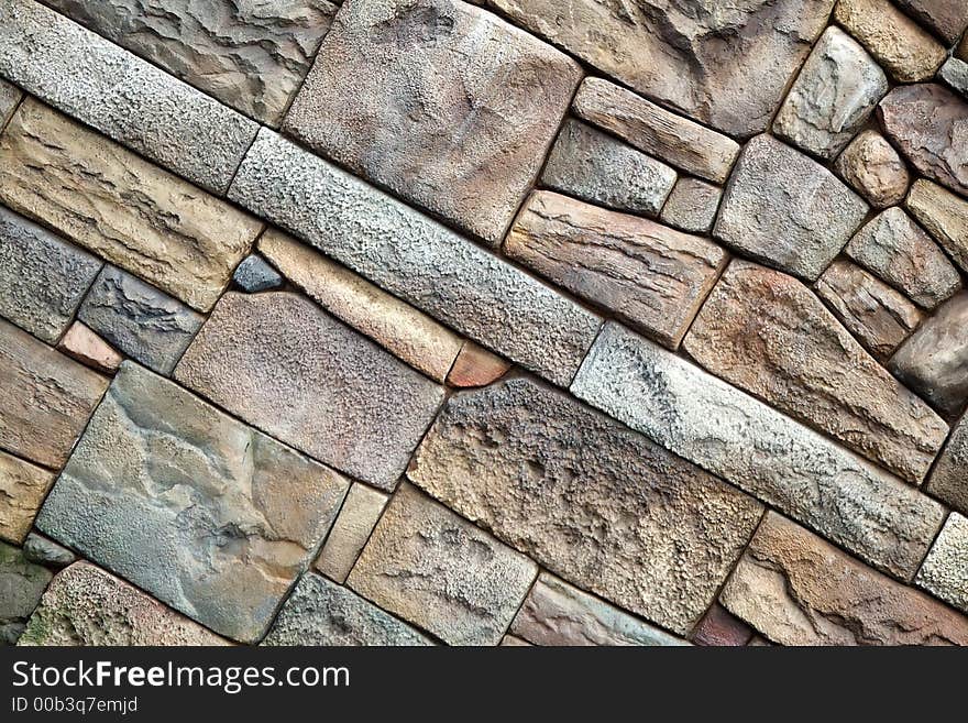 Stones and bricks stacked making a castle wall. Stones and bricks stacked making a castle wall