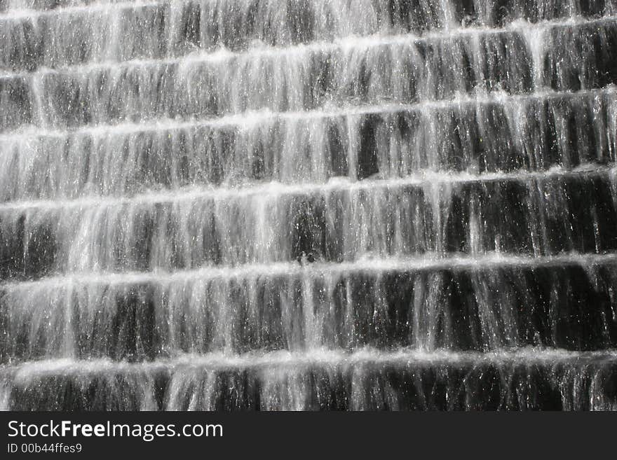 Picture of a fountain in uptown Charlotte, NC. Picture of a fountain in uptown Charlotte, NC