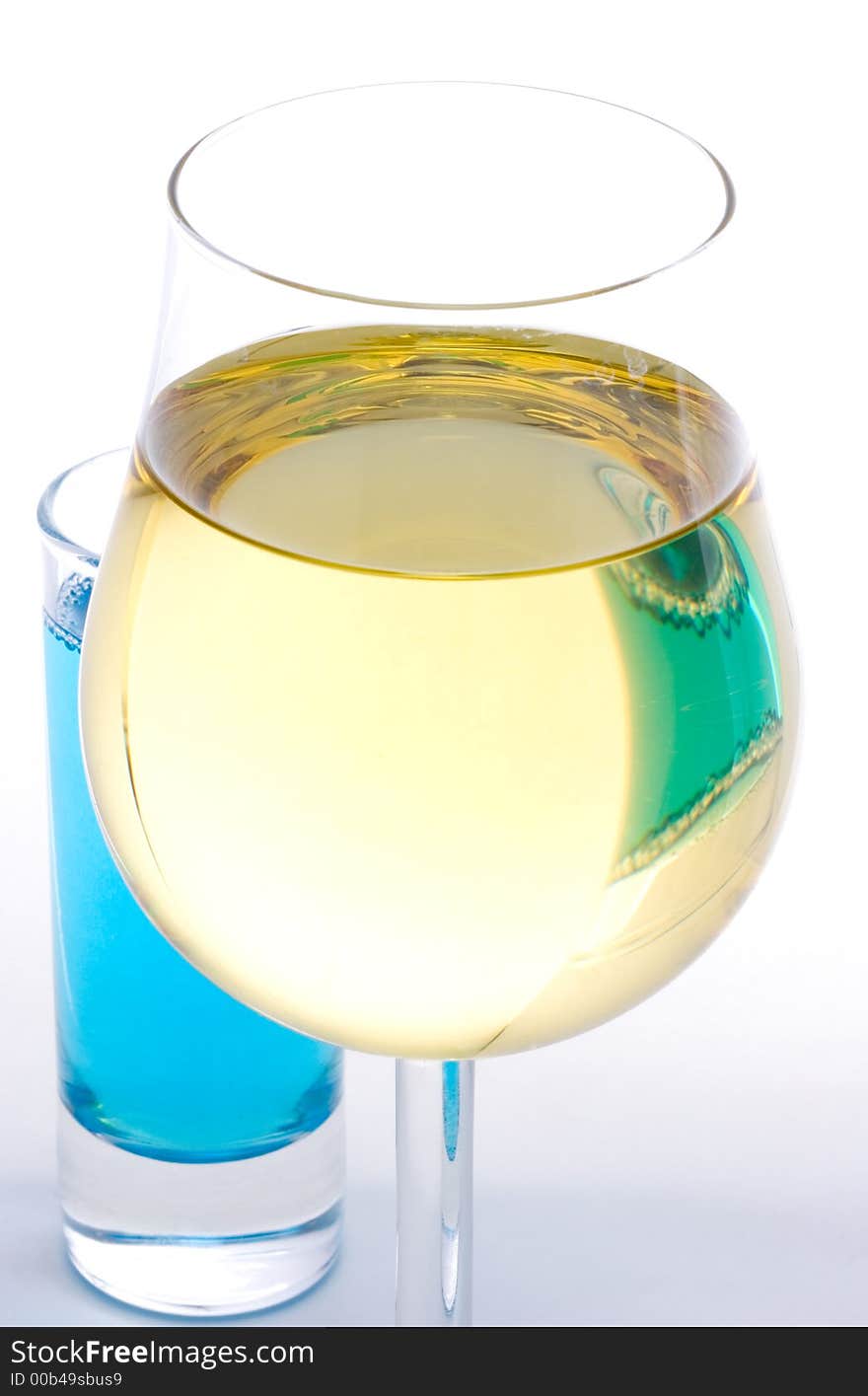 White wine glass