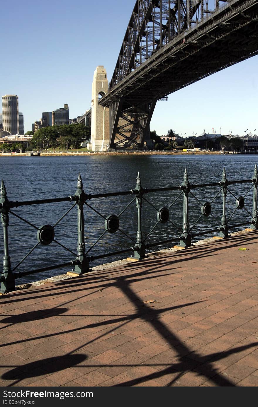 Path At The Sydney Harbour Bridge, Australia