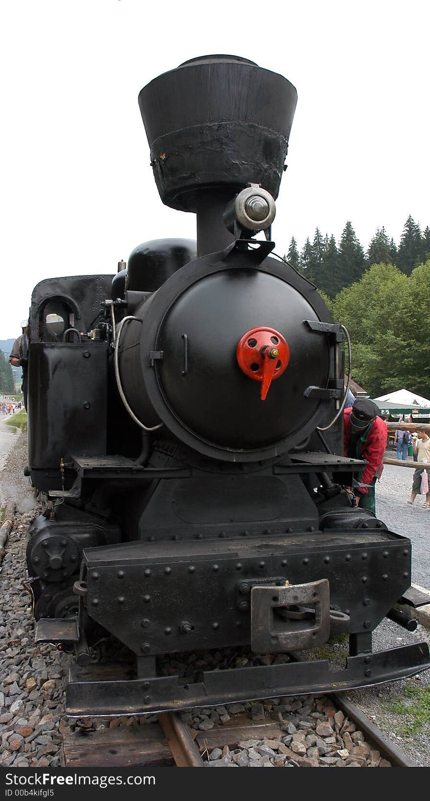 Steam locomotive in middle Slovakia. Steam locomotive in middle Slovakia