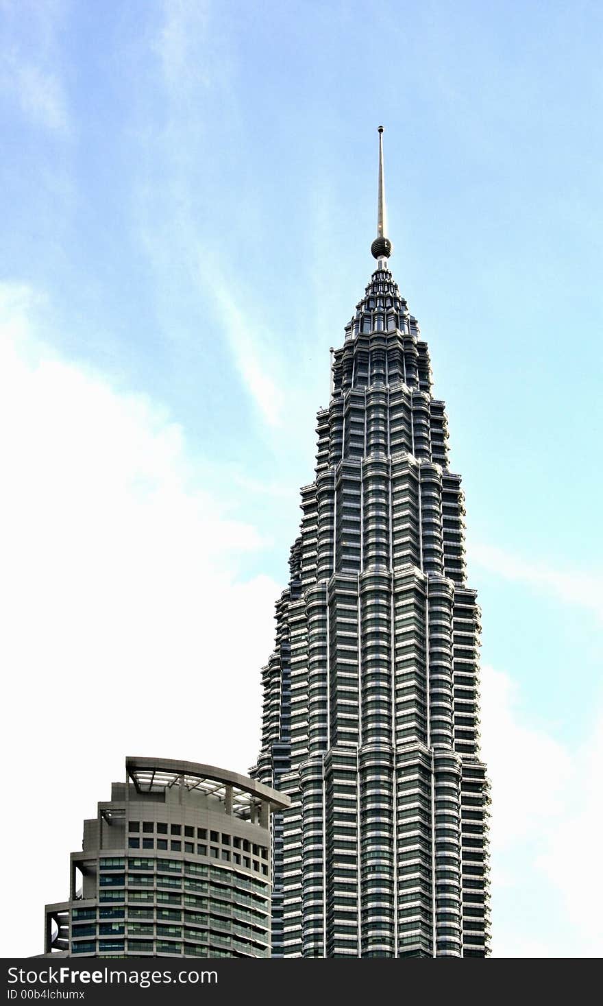 Kuala Lumpur Convention Center and Maxis towers are famous landmarks in Kuala Lumpur city. Kuala Lumpur Convention Center and Maxis towers are famous landmarks in Kuala Lumpur city