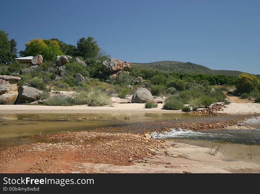 Little creek in Southern Africa