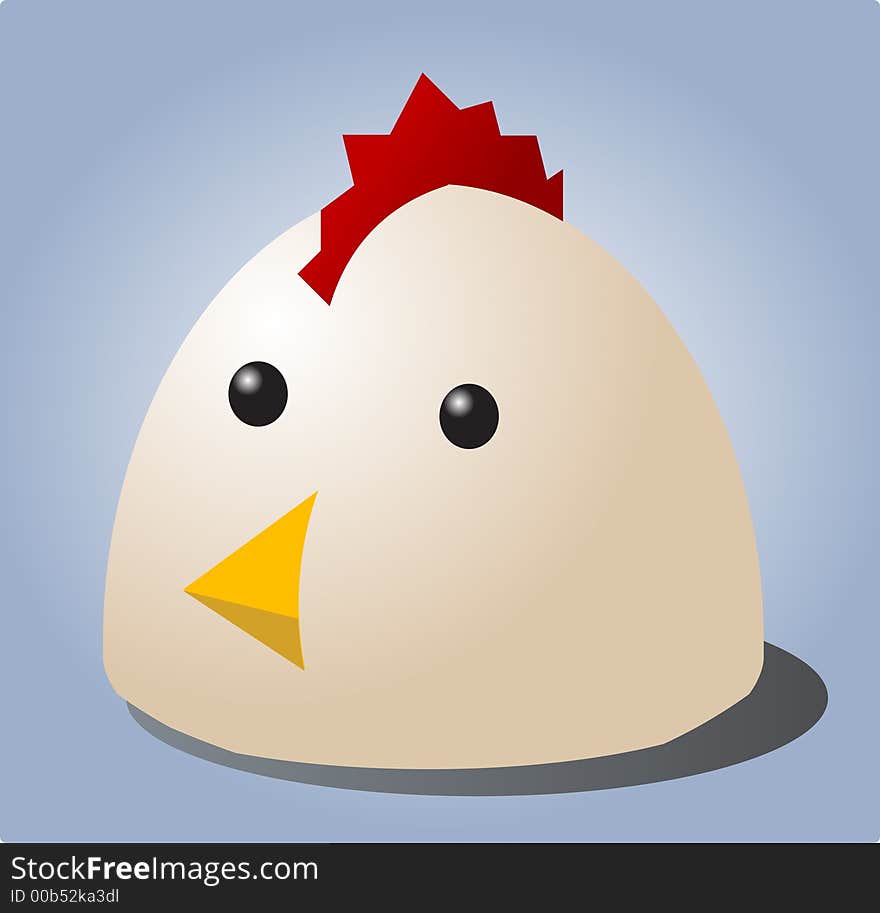 Cute cartoon illustration of a chicken's head. Vector illustration available for download. ==> Click here for more vectors --------------------------------------. Cute cartoon illustration of a chicken's head. Vector illustration available for download. ==> Click here for more vectors --------------------------------------