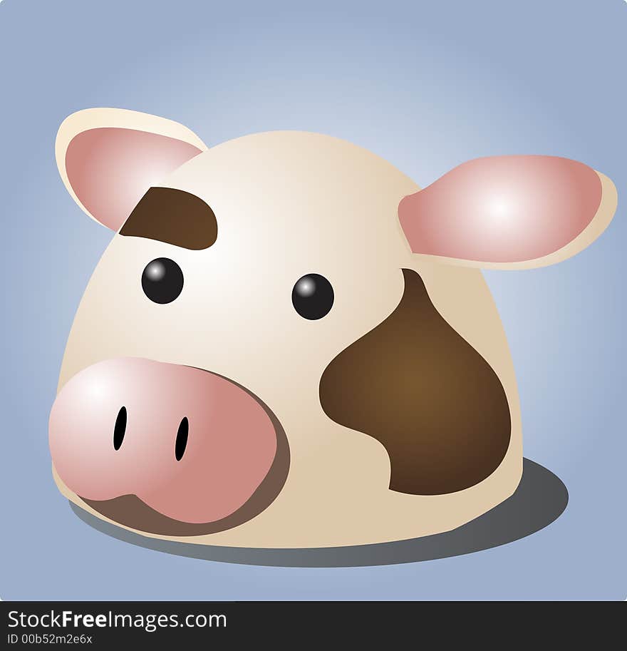 Cow cartoon