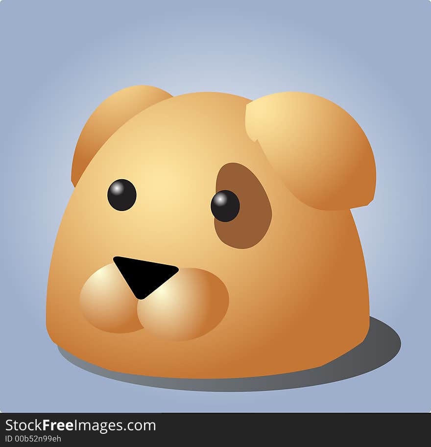 Cute cartoon illustration of a dog's head. Vector illustration available for download. ==> Click here for more vectors --------------------------------------. Cute cartoon illustration of a dog's head. Vector illustration available for download. ==> Click here for more vectors --------------------------------------