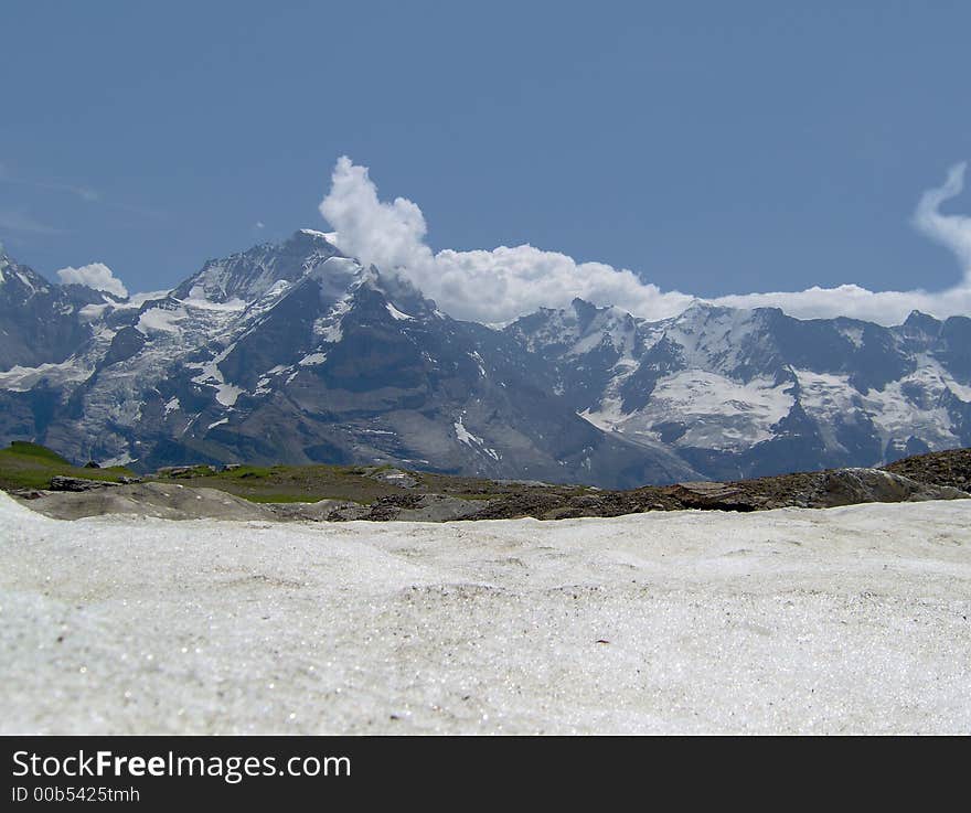 Snowy mountains