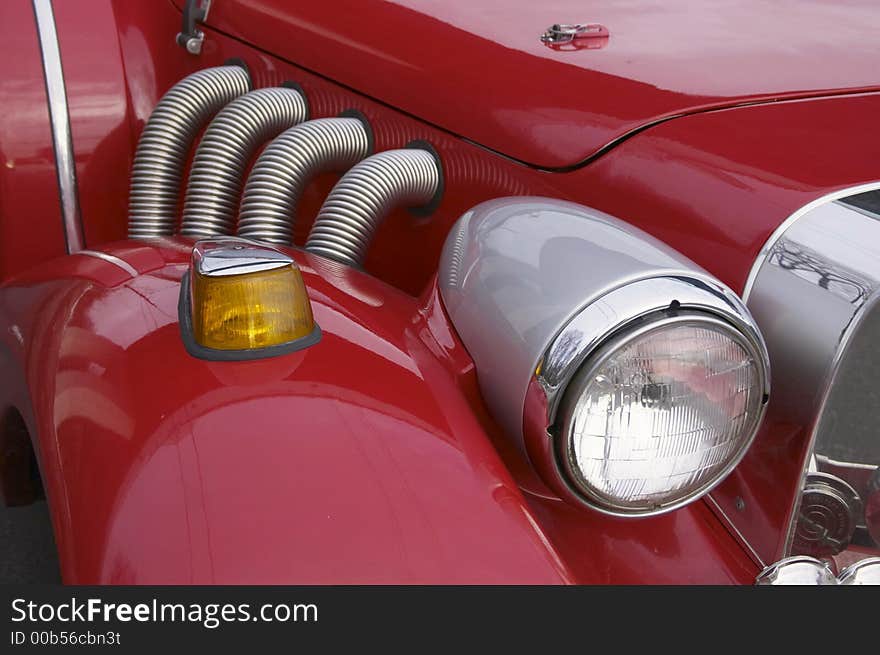 Red Retro Car