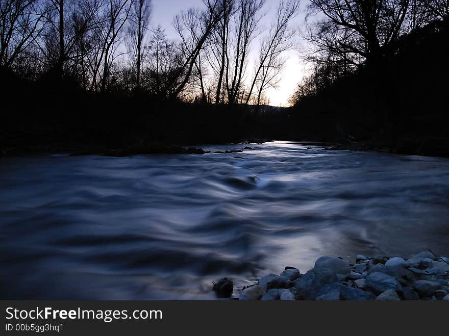 River In The Evening