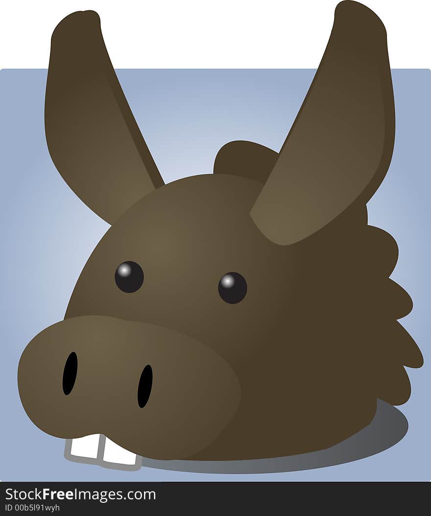 Cute cartoon illustration of a donkey's head. Vector illustration available for download. ==> Click here for more vectors --------------------------------------. Cute cartoon illustration of a donkey's head. Vector illustration available for download. ==> Click here for more vectors --------------------------------------