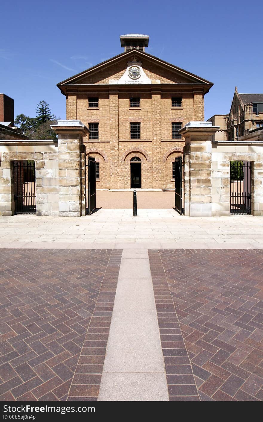 The Hyde Park Barracks popular colonial landmark in the historic precinct of Sydney, Australia. The Hyde Park Barracks popular colonial landmark in the historic precinct of Sydney, Australia