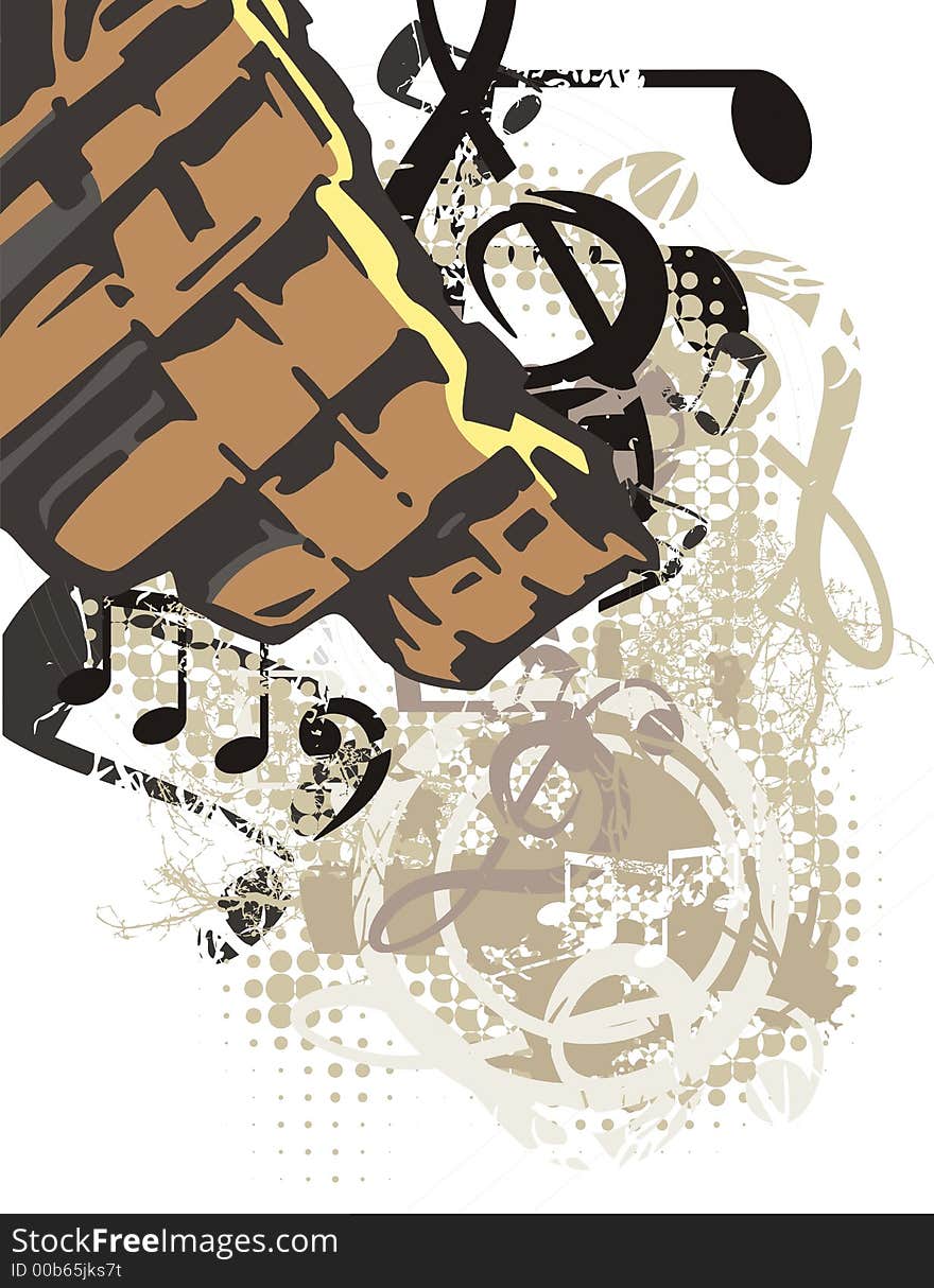 Musical Background in Grunge Style. Check my portfolio for much more of this series as well as many more similar and other great vector items. Musical Background in Grunge Style. Check my portfolio for much more of this series as well as many more similar and other great vector items.