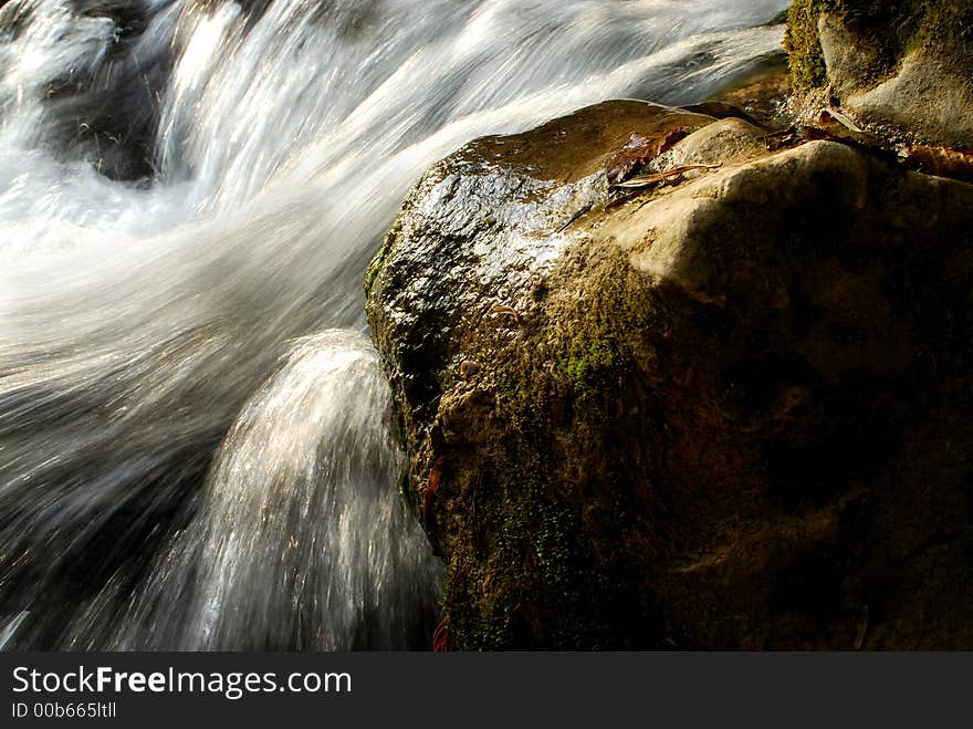 Waterfall near biogradsko lake 19. Waterfall near biogradsko lake 19