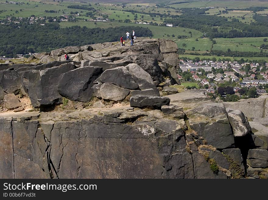 Cow and Calf Rocks Ilkley