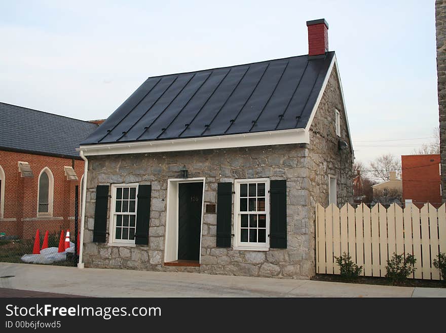 Gray Stone Historic Home located in Winchester, VA once Frederick's Town.