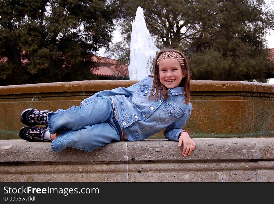 Girl With Fountain