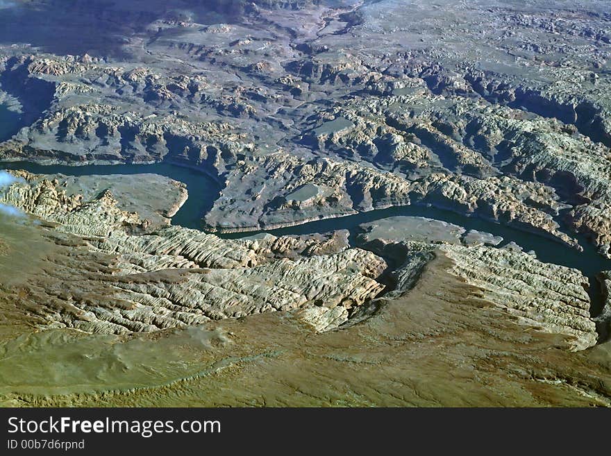 Sinuous Canyon Valley