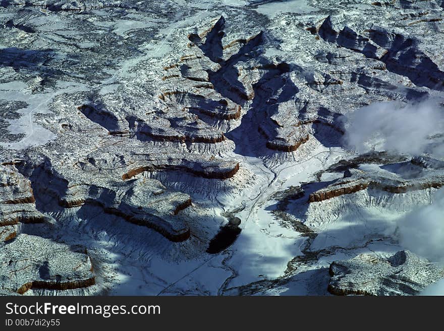 Snowy canyon