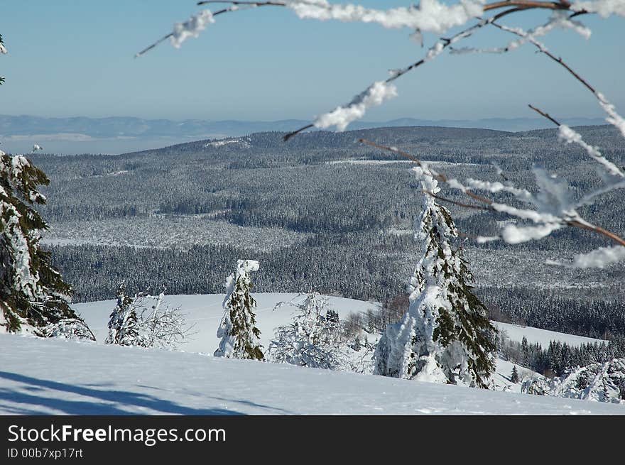 Snowy mountains