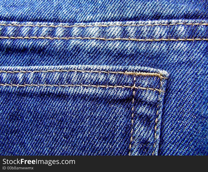 Detail of blue jeans man's pants. Detail of blue jeans man's pants