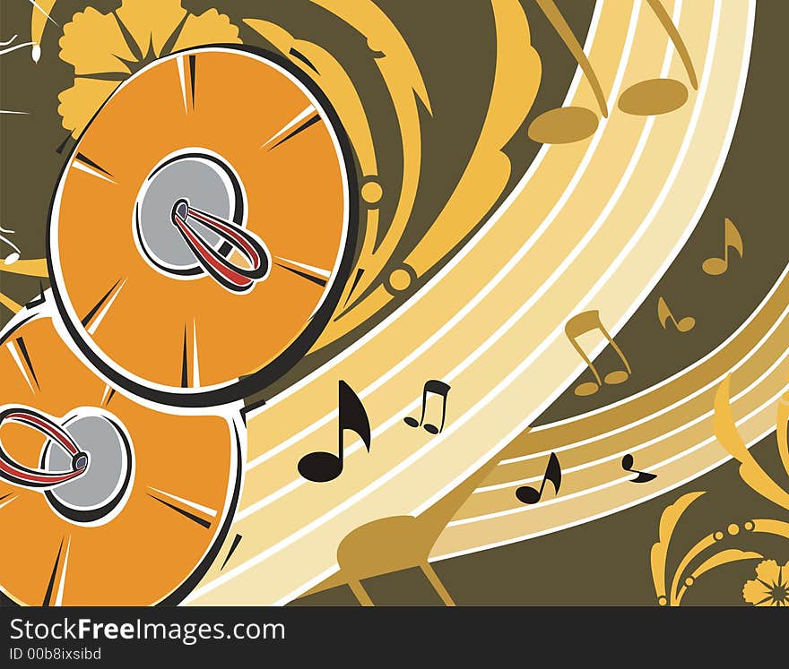 Musical Background in Floral Style. Check my portfolio for much more of this series as well as many more similar and other great vector items. Musical Background in Floral Style. Check my portfolio for much more of this series as well as many more similar and other great vector items.