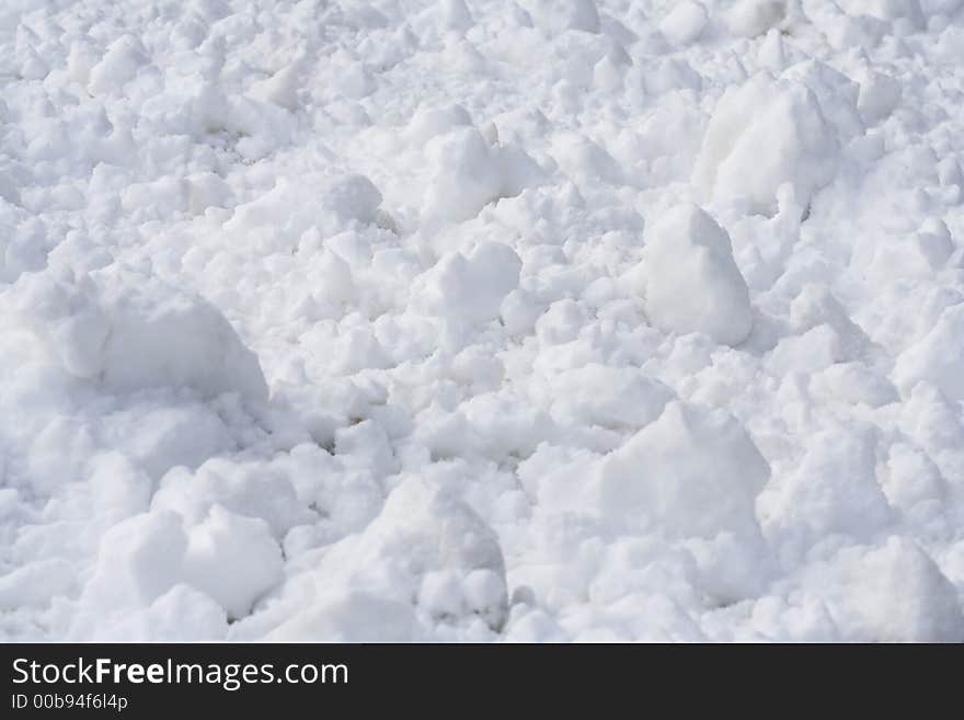 Background Made Of Snow