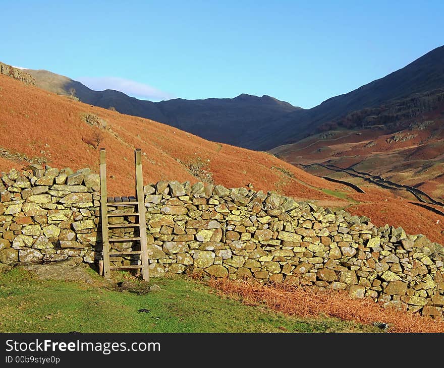 Part of the Fairfield Horseshoe in the English lake District