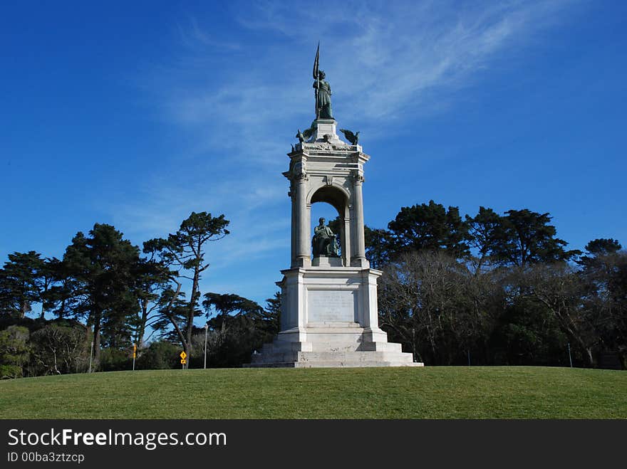 Golden Gate Park on a sunny day. Golden Gate Park on a sunny day.