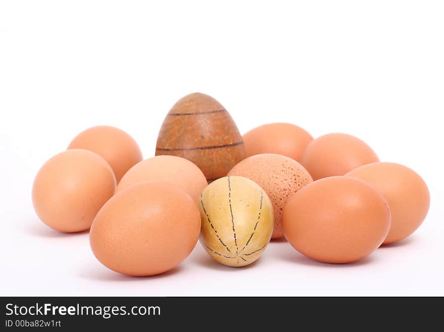 Brown eggs