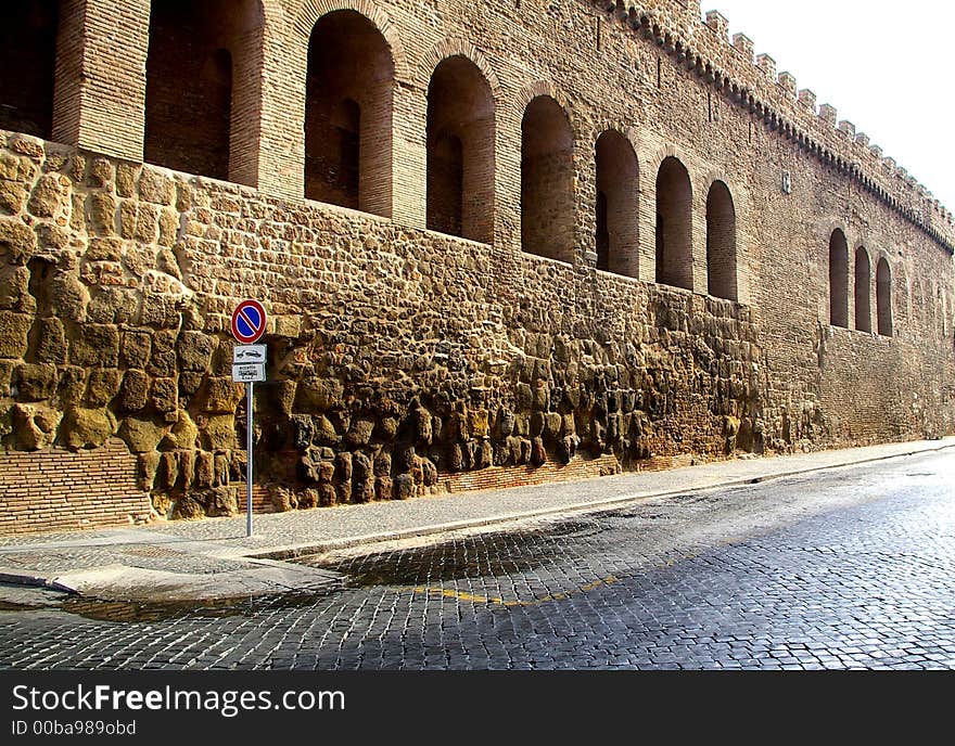 Enclosure of the vatican city