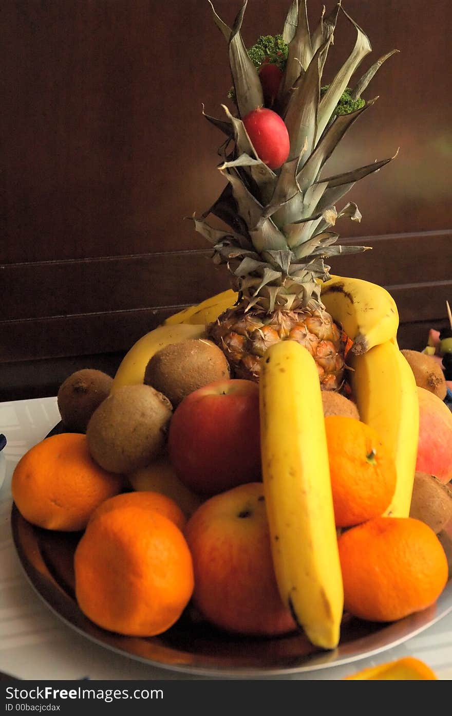 Selection of most exotic fruits at the luxury party