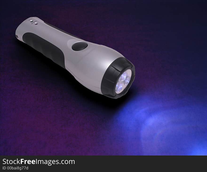 Glowing flashlight