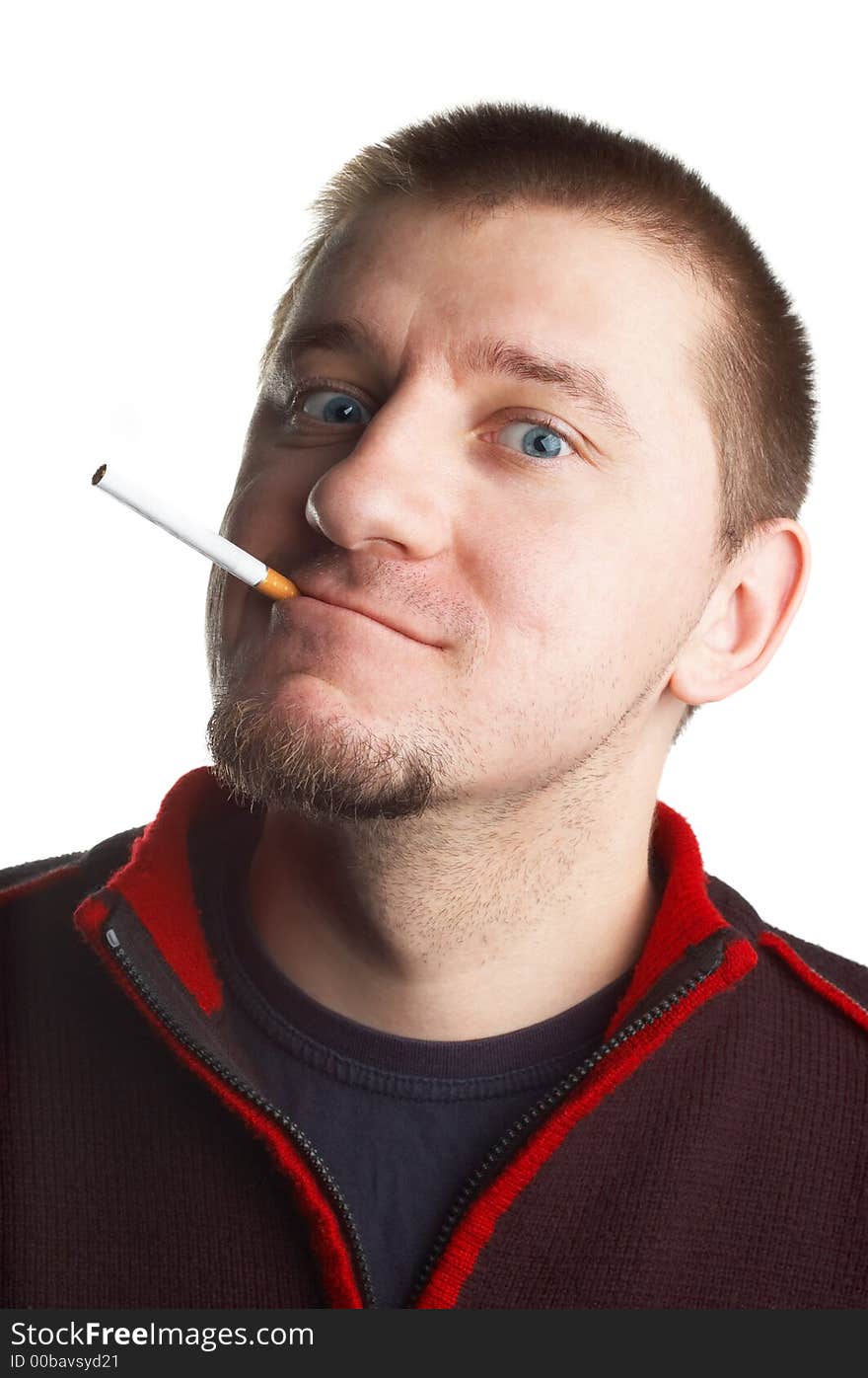 Man with cigarette