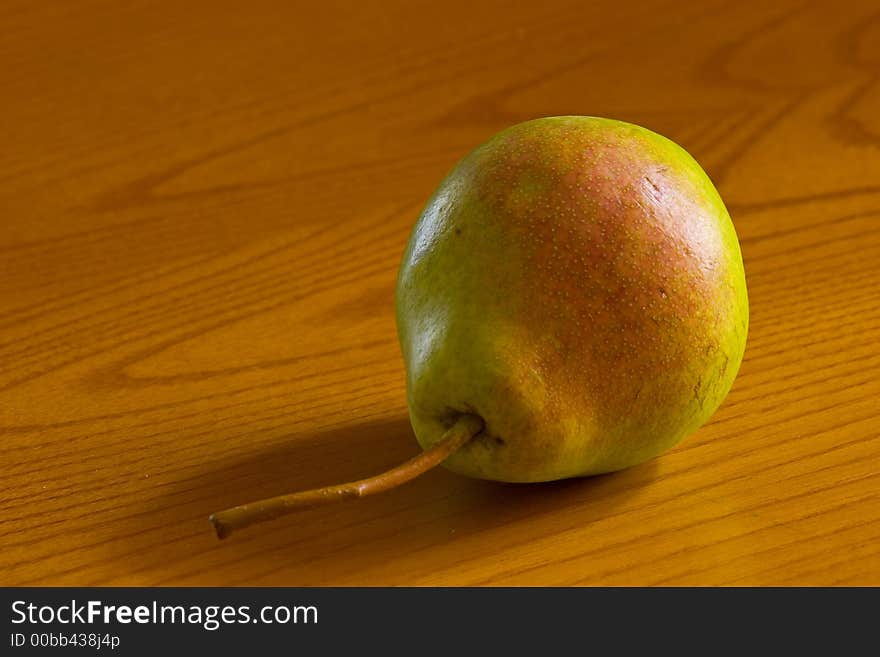 Pear On A Table