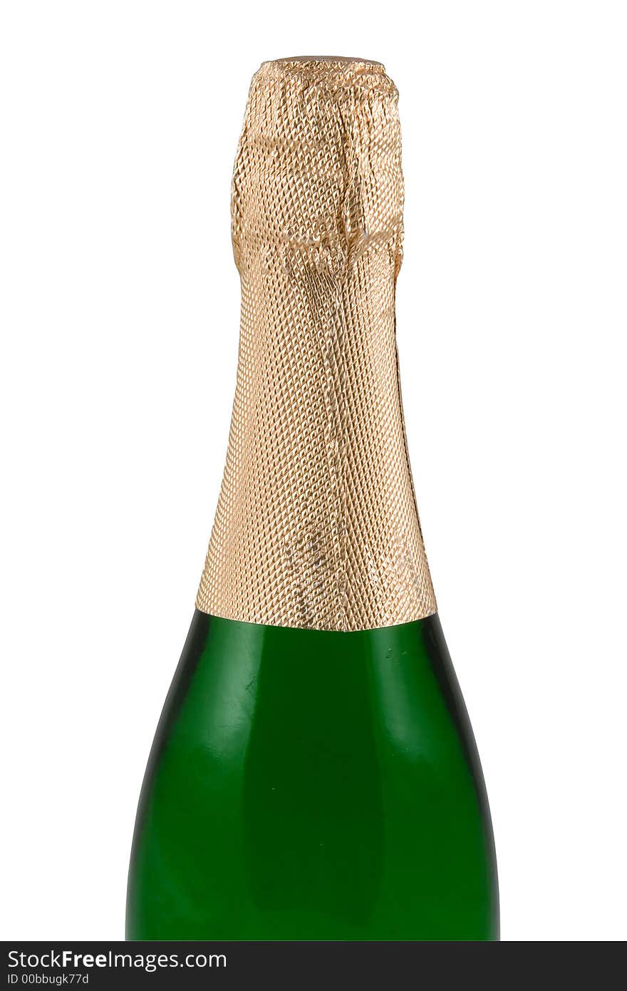 Bottle of a champagne