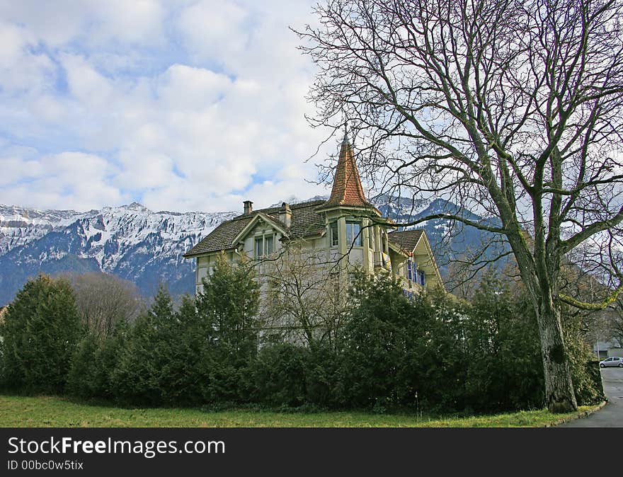 Nice House in Interlaken. Switzerland. Nice House in Interlaken. Switzerland