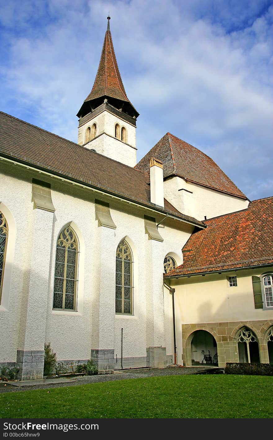 Catholic Church in Interlaken. Switzerland. Catholic Church in Interlaken. Switzerland