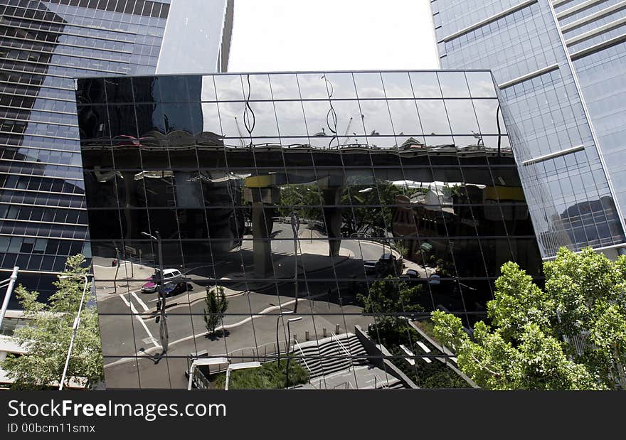 Modern Office Building, Glass Windows, Sydney, Australia