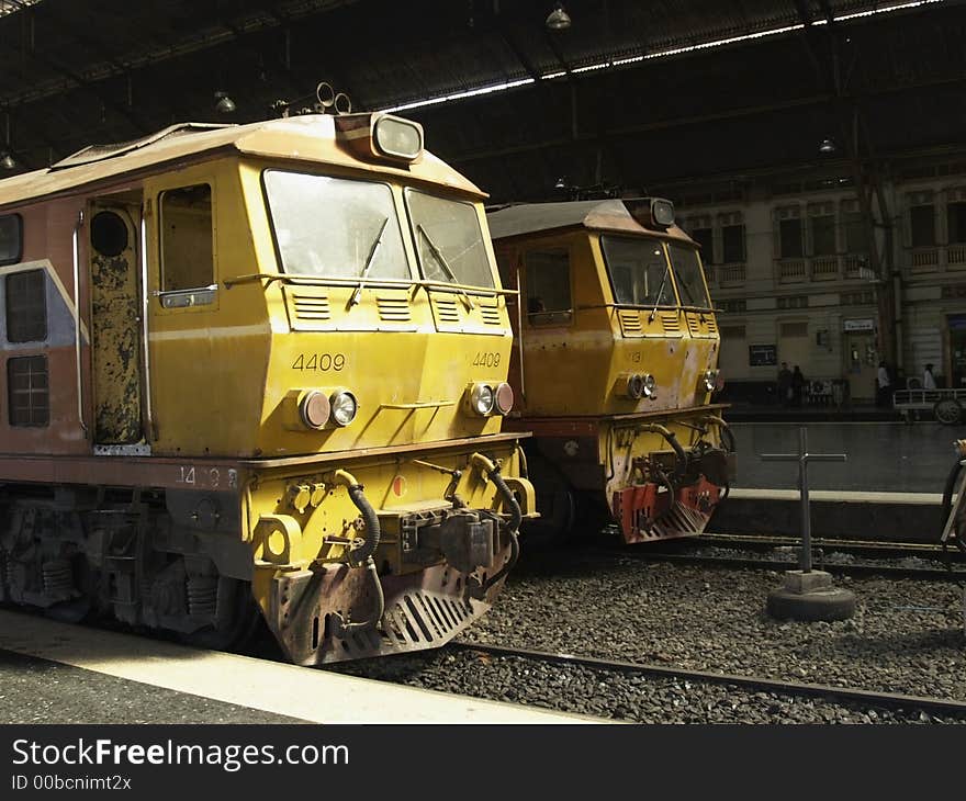 To Old Railway Locomotives