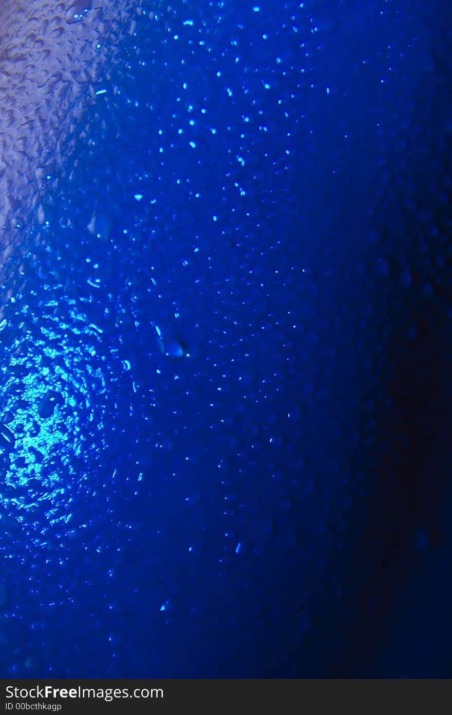 Drop Of Water On Human Skin