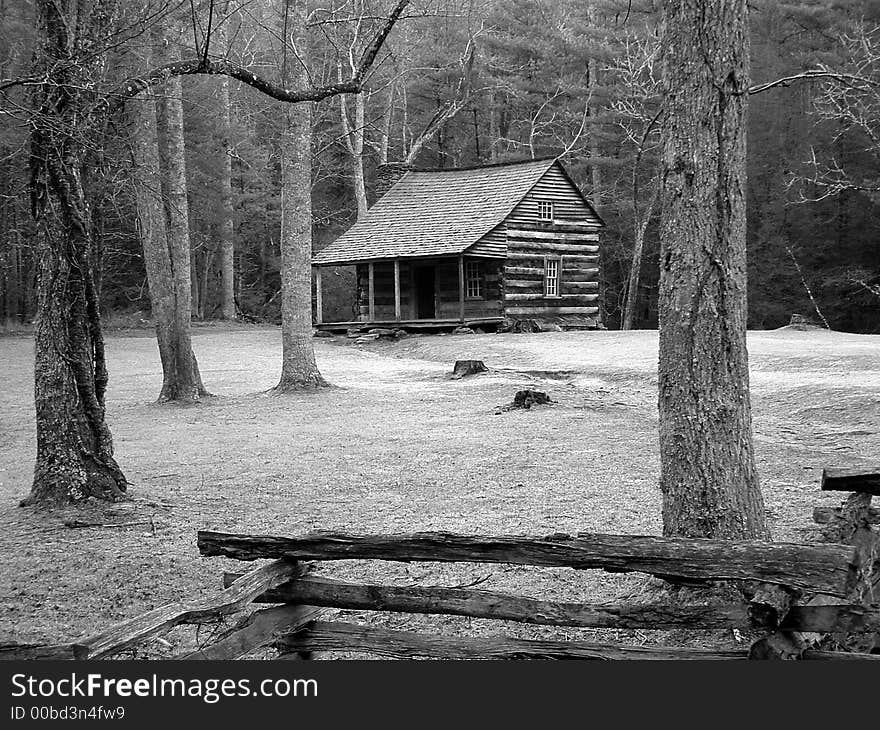 Carter Shields Cabin B&W