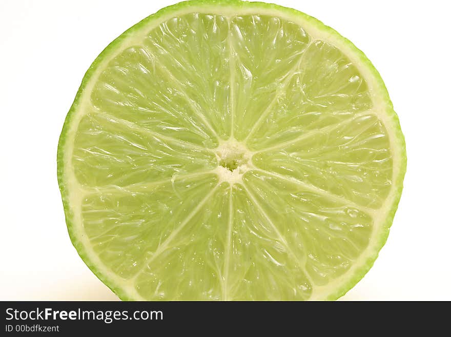 Single Cut Lime Upclose